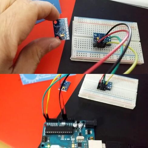4 pcs MMA8452 Module Three Axis Accelerator Accelerometer Sensor Digital Three-axis Module Inclination Module GY-45 in Saudi Arabia