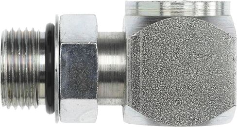 Brennan Industries 6815-08-08-NWO-FG تركيب أنبوب الكوع من الفولاذ المطروق 90 ​​درجة، 3/4 بوصة - 16 SAE ORB × 3/4 بوصة - 16 خيط SAE ORB، 1/2 بوصة ذكر قابل للتعديل على شكل حرف O × 1 /2" أنثى على شكل حرف O in Saudi Arabia