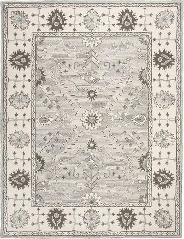 SAFAVIEH Wyndham Collection Runner Rug - 2'3" x 7', Ivory & Taupe, Handmade Modern Wool, Ideal for High Traffic Areas in Living Room, Bedroom (WYD512B) in Saudi Arabia