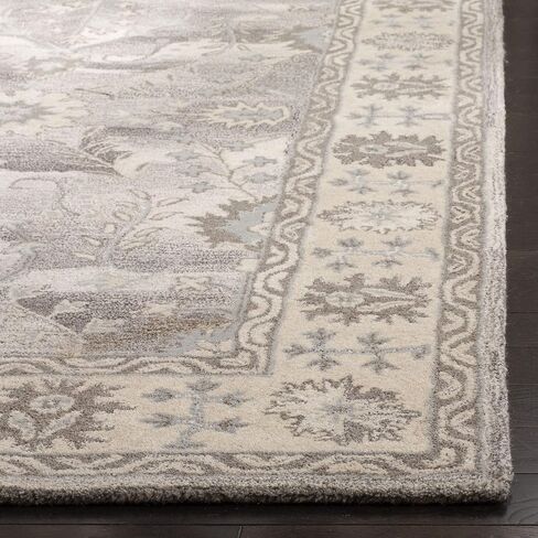 SAFAVIEH Wyndham Collection Runner Rug - 2'3" x 7', Ivory & Taupe, Handmade Modern Wool, Ideal for High Traffic Areas in Living Room, Bedroom (WYD512B) in Saudi Arabia