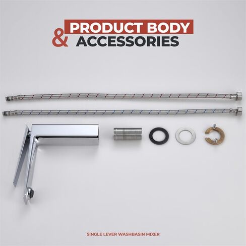 Bathroom Faucets One Hole,Faucet for Bathroom Sink,Bathroom Single Handle 1 Hole Vanity Faucet,Extra Long Spout Lavatory Rv Bathroom Sinks Faucet Deck Mount,Chrome in Kuwait