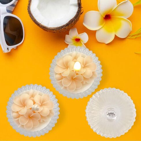 Yellow Sunflower Candle in Glass Jar, Lilac Scented Candles for Home Decoration Christmas Thanksgiving Gift in Saudi Arabia