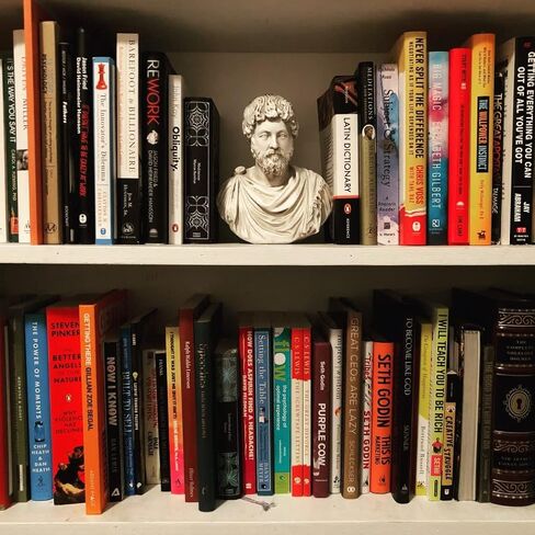 Marcus Aurelius Statue | Stoicism Gift | Bust/Bookend in Saudi Arabia