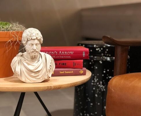 Marcus Aurelius Statue | Stoicism Gift | Bust/Bookend in Saudi Arabia