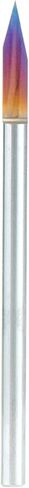 أداة Amana Tool 45771-K من الكربيد الصلب Spektra Extreme Tool مطلية بالحياة 30 درجة نقش 0.005 عرض طرف × 1/4 SHK × 2-1/4 بوصة طويلة لقمة توجيه الإشارة in Kuwait