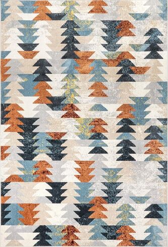 nuLOOM Allegra Southwestern Machine Washable Area Rug, 4x6, Multi in Saudi Arabia