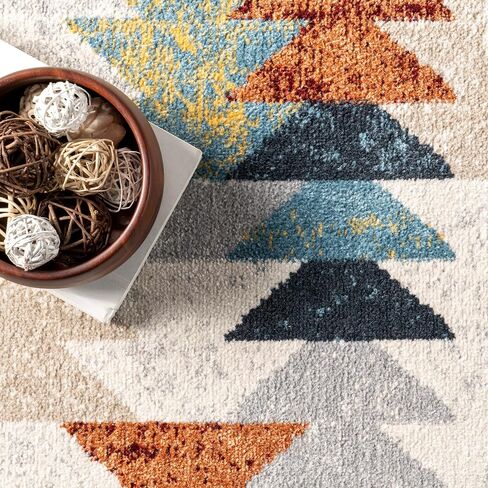 nuLOOM Allegra Southwestern Machine Washable Area Rug, 4x6, Multi in Saudi Arabia