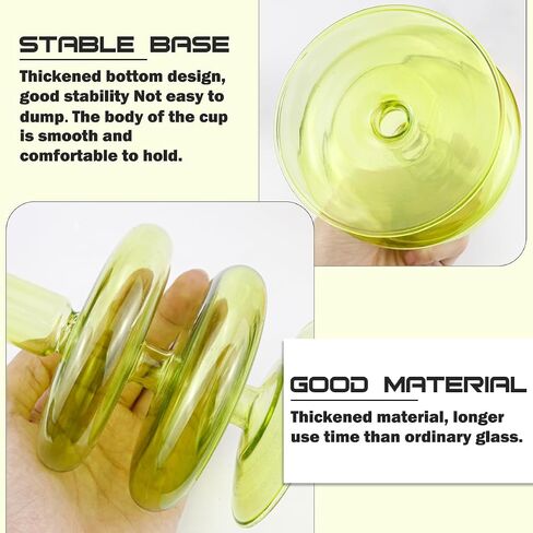 Clear Glass Candle Holders Glass Taper Candle Holder Decorative Glass Candlestick Holders for Dining Table Centerpieces Wedding Church （Light Green） in Saudi Arabia