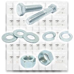 Metric Class 10.9 Hex Cap Screws Bolts, Nuts, & Washers Assortment Kit - 574 Pieces!