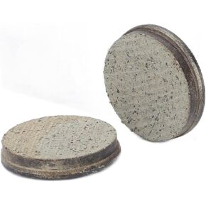 Brake Lining Pads, Heat Resistance Good Friction 20mm/0.8in Diameter High Temperature Resistance Disc Brake Pads for M365 Electric Scooter