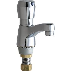 Chicago Faucets 333-665PSHABCP Deck Mount Metering Lavatory Faucet, Chrome by Chicago Faucets