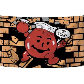 Funny Tapestry Kool Aid Man Tapestries 3X5 Feet For Bedroom Living Room College Dorm Wall Decor in Kuwait