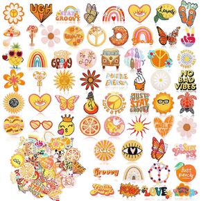 VitalCozy 60 Pcs Pink Preppy Iron on Patches Cowgirl Y2K Applique Repair Embroidered Patches Sew on Patches for Clothing Hat Backpack Jean Jackets Clothes Hats Dress Decorations DIY Craft Accessories in Kuwait