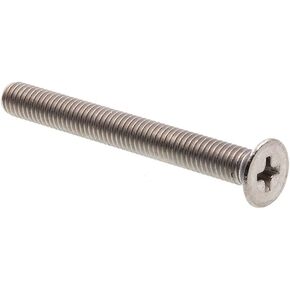 Prime-Line 9121397 Machine Screws, Metric, Flat Head, Phillips Drive, M5-0.8 X 45MM (10 Pack)