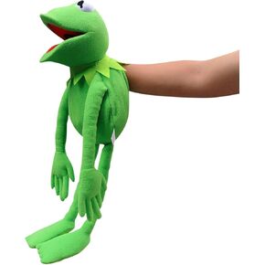Kermit Frog Hand Puppet, Frog Plush,The Muppets Show, Soft Frog Puppet Doll Suitable for Role Play -Green, 24 Inches