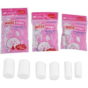 Nasal Cotton Roll Plugs, Stop Nosebleeds in Seconds Fast Safe Effective Nosebleeding Stopper Strip Small Medium Large Sizes for Children Adults Seniors Doctors Nurses First Responders 3 Bags