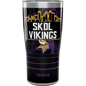 كوب معزول بشعار Tervis NFL Minnesota Skol Vikings، 20oz، من الفولاذ المقاوم للصدأ