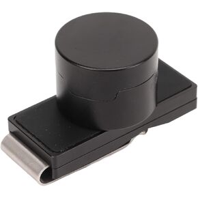 SUNGOOYUE Pool Chalk Holder, Billiards Magnetic Chalk Holder Belt Clip, Black