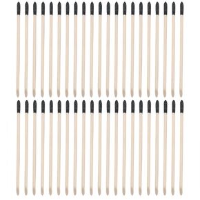 40PCS Black Matchsticks Double-Side Slanted Sanding Twigs Fine Detailing Sanding Sticks Sanding Sticks Matchsticks Sanding Twigs Fine Detailing Sanding Sticks