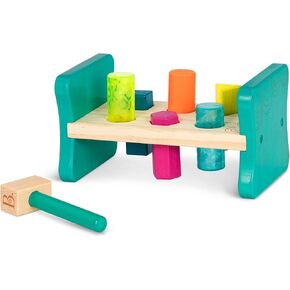 B. toys- Xylo-Pound Whale- Musical Instrument – Wooden Hammer & Balls – Developmental Toy for Toddlers – 1 Year +