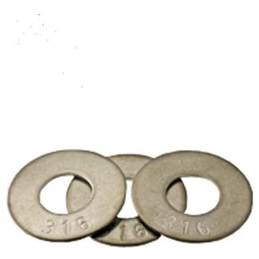 Type 316 Stainless Steel Flat Washers, Size 1-1/8"" Hole (Pack of 2), Corrosion/Rust Resistant, for Screws & Bolts - by Chipmunk Hardware, SS398260