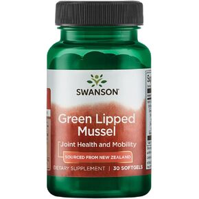 Swanson New Zealand Green Lipped Mussel Oil 30 Sgels