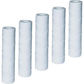 CFS – 5 Pack Sediment Water Filter Cartridges Compatible with Campbell 1SS Models – Removes Bad Taste and Odor – Whole House Replacement Filter Cartridge – 5 Micron – 9-3/4" Cartridge