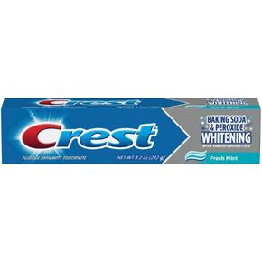Crest Bspx Whitening 8.2 Size 8.2z Crest Baking Soda & Peroxide Toothpaste W/ Tartar Control Fresh Mint (Pack of 3)