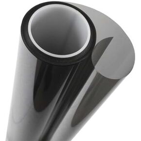 5% VLT Charcoal Color Window Tint Film Nano Ceramic 2 ply 36" X 10ft., Privacy Tint Glass Cling Coverings UV Reflective Sun Blocking Heat Control Non-Adhesive Window Shades Film