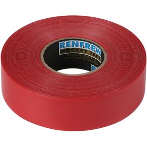 Renfrew Colored Polyflex Shin/Sock Hockey Tape (Red)