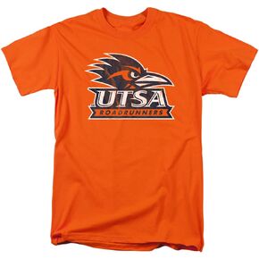 The University of Texas at San Antonio Official Distressed Primary Logo Unisex Adult T Shirt,Orange, Medium