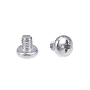 uxcell M4x5mm Machine Screws Pan Phillips Cross Head Screw 304 Stainless Steel Fasteners Bolts 30Pcs