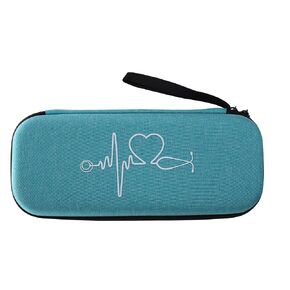 Stethoscope Case Only Carry Medical Bandage Shears EMT Trauma Scissors LED Penlight and 3M Littmann Classic III, Lightweight II S.E, MDF Acoustica Deluxe Stethoscopes (1, Black)