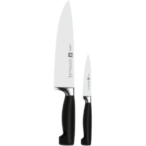 HENCKELS ZWILLING Four Star Set of Knives, 2 pcs, Common, Steel