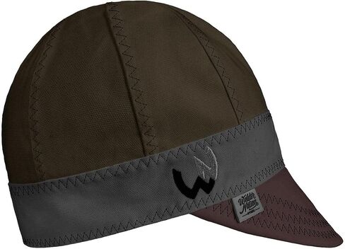Welder Nation 8 Panel Welding Cap, 100% Cotton, Duck Canvas Exterior, Protective, Durable Men’s Hats with No Unicorn Peak for Welding, Heavy-Duty Jobs - Premium, Comfortable Welder Hat - 10 oz, 7 1/4 in Saudi Arabia