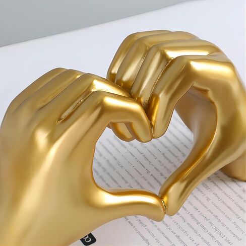 3PCS Thinker Statue Decor Abstract Art Sculpture, Collectible Figurines for Home Living Room Office Shelf Decoration,Great Gift Ideas (Gold) in Saudi Arabia
