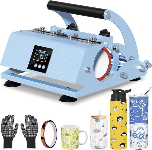 30OZ Tumbler Heat Press Machine 110V Auto Timer Cup Mug Heat Press Machine for 9 OZ 11 OZ 15 OZ 16 OZ 20 OZ 30 OZ Sublimation Straight Tumbler Bottles,Ceramic Mugs,Glass Cans Heat Transfer Print in Saudi Arabia