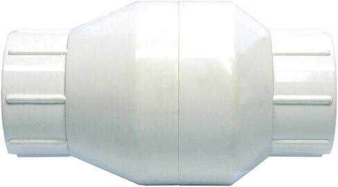 American Valve P32S 1 1/2" PVC In-Line Check Socket Schedule 40, 1-1/2-Inch, White in Saudi Arabia
