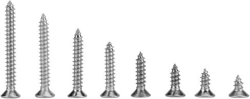M4 Stainless Steel Self Tapping Screws Cross Fat Head Combination Set(200Pcs) in Saudi Arabia