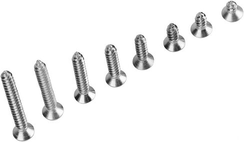 M4 Stainless Steel Self Tapping Screws Cross Fat Head Combination Set(200Pcs) in Saudi Arabia