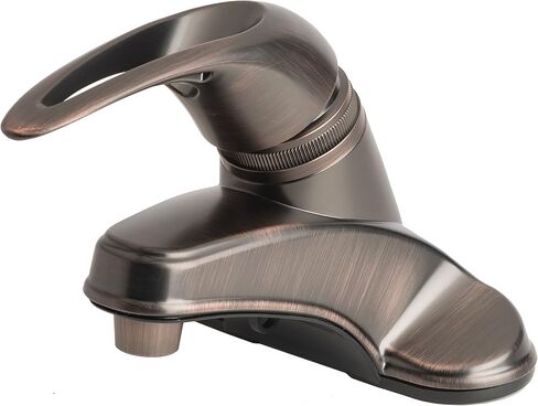 2002BZ RV Mobile Home Non-Metallic Centerset Lavatory Faucet Brushed Bronze Finish in Saudi Arabia