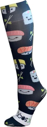 Hocsocx Smiley Sushi Socks Performance Liner Moisture-Wicking Protection for Field Hockey, Ice Hockey, and Soccer in Saudi Arabia