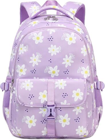 Daisy Backpack for Girls Kids Backpack for Girls Backpack with Daisies School Bag for Elementary Middle School Pink in Saudi Arabia