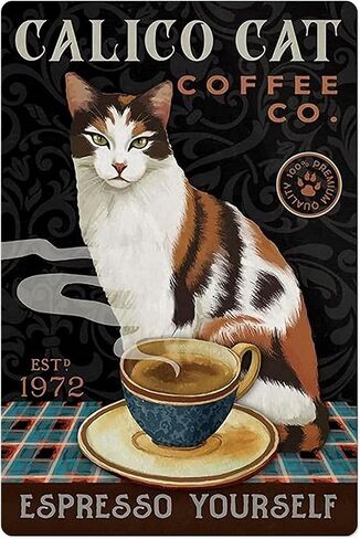 UOAIUDT Vintage Border Collie Metal Tin Sign Retro Plaque Wall Decor For Home Kitchen Bar Pub Cafe Shop Office 8x12 Inch in Saudi Arabia