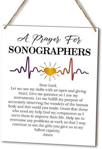 ديكور المنزل لوحة خشبية لافتة معلقة على الحائط، صلاة لمصوري الموجات فوق الصوتية، استشارات علاج الصحة العقلية مكتب ديكور الباب لافتة معلقة خشبية (قطعة واحدة)، هدية فنية تحفيزية للعطلات المسيحية للدراسة -24 in Kuwait