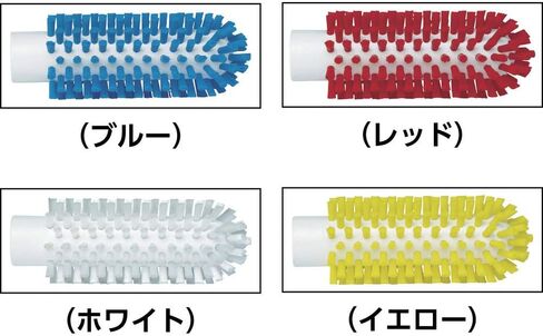 Vikan 5380-103-3 Stiff Tube Brush, Polyester, 3-7/8" x 6-1/2" OAL, Blue in Saudi Arabia