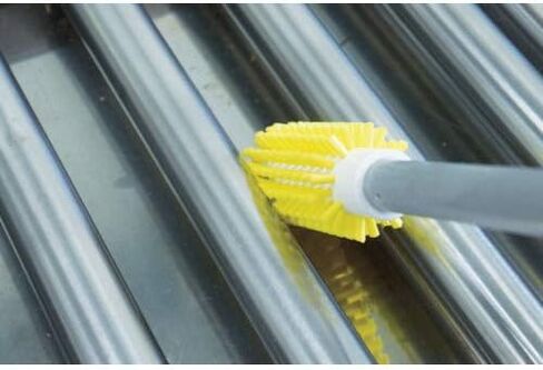Vikan 5380-103-3 Stiff Tube Brush, Polyester, 3-7/8" x 6-1/2" OAL, Blue in Saudi Arabia