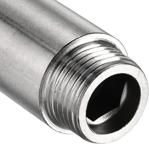 MECCANIXITY Stainless Steel Extension Pipe Fitting 30mm G1/2 Female to G1/2 Male Thread Reducer Coupling Adapter Connector Pack of 3 in Saudi Arabia