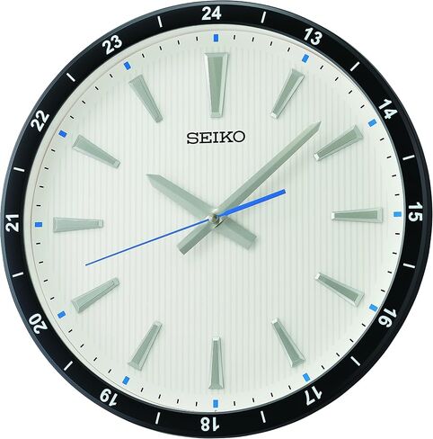 Seiko 14 Inch Kao Wall Clock, Black in Saudi Arabia