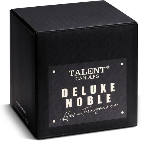 Deluxe Noble Scented Candles, Soy Candles for Home Scented, 7.05oz, Aromatherapy Candles with Lid, Cafe & Caramel Latte in Saudi Arabia